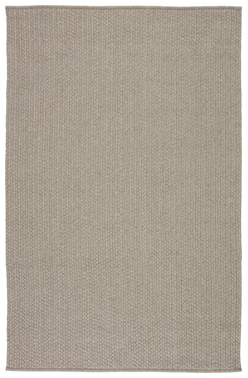 Jaipur Living Nirvana Premium Iver Nip05 Handwoven Handmade 100% Polypropylene Solids Solid Outdoor Rug Light Gray 100% Polypropylene Rug145694