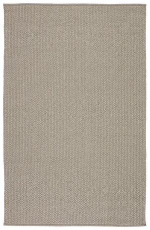 Jaipur Living Nirvana Premium Iver Nip05 Handwoven Handmade 100% Polypropylene Solids Solid Outdoor Rug Light Gray 100% Polypropylene Rug145694