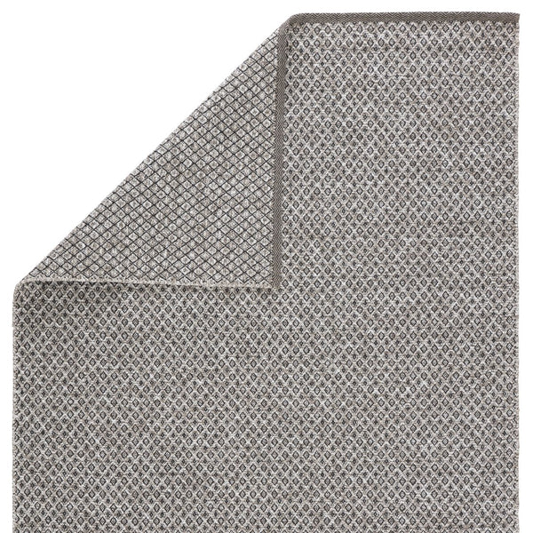Jaipur Living Nirvana Foster Nir02 Handwoven Handmade 100% Polypropylene Geometric Geometric Outdoor Rug Light Gray, Dark Gray 100% Polypropylene Rug132554