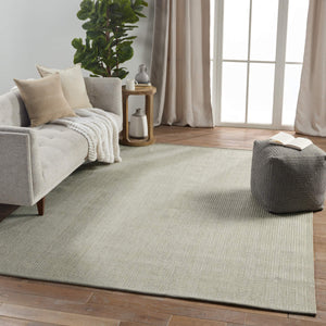 Jaipur Living Jaipur Living Sven Handwoven Polypropylene Indoor Outdoor Rug for Modern Coastal Spaces Light Gray 2'6"X8' RUG150173