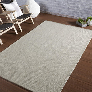 Jaipur Living Jaipur Living Sven Handwoven Polypropylene Indoor Outdoor Rug for Modern Coastal Spaces Light Gray 2'6"X8' RUG150173