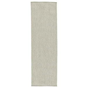 Jaipur Living Jaipur Living Sven Handwoven Polypropylene Indoor Outdoor Rug for Modern Coastal Spaces Light Gray 2'6"X8' RUG150173