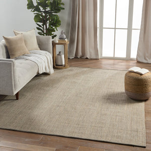 Jaipur Living Nirvana Sven Nir05 Handwoven Handmade 70% Polypropylene 30% Polyester Solids Solid Outdoor Rug Taupe, Gray 70% Polypropylene 30% Polyester Rug150247