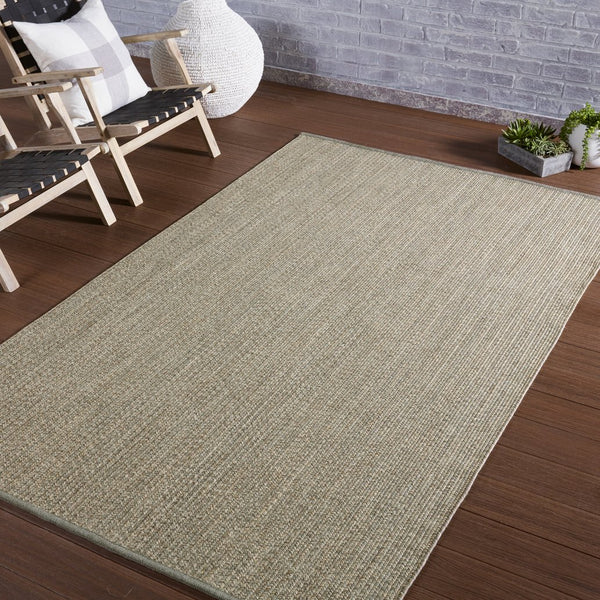 Jaipur Living Nirvana Sven Nir05 Handwoven Handmade 70% Polypropylene 30% Polyester Solids Solid Outdoor Rug Taupe, Gray 70% Polypropylene 30% Polyester Rug150247