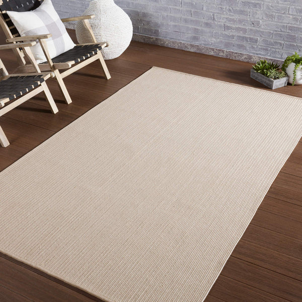 Jaipur Living Jaipur Living Sven Handwoven Polypropylene Indoor Outdoor Rug for Modern Coastal Spaces Light Beige 8'10"X11'9" RUG150251