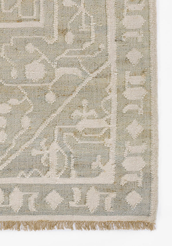 Momeni Nirvana NIR-1 Hand Woven Traditional Medallion Indoor Rug Blue 8' x 10'