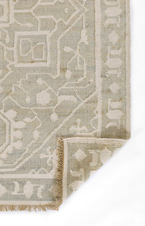 Momeni Nirvana NIR-1 Hand Woven Traditional Medallion Indoor Rug Blue 8' x 10'