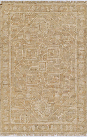 Momeni Nirvana NIR-4 Hand Woven Traditional Medallion Indoor Rug Ivory 8' x 10'