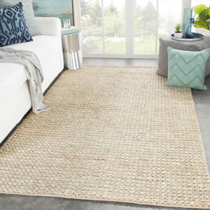 Jaipur Living Jaipur Living Calista Hand Loomed Jute Area Rug Coastal Organic Texture for Transitional Rooms 9' x 12' RUG139527