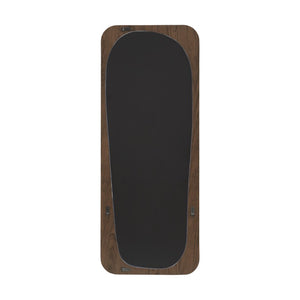 JLA Home Odette Fluted MDF Full Length Floor Mirror with Sculptural Walnut Frame for Bedroom NM95F-0046