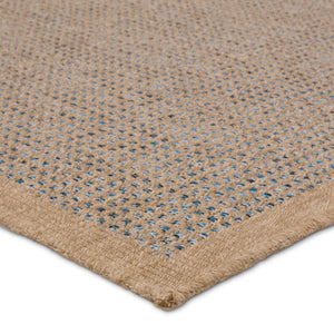 Jaipur Living Vibe by Jaipur Living Kidal Flatweave Polypropylene Rug for Patio or Entryway Use Brown / Blue 5' x 8' RUG157276