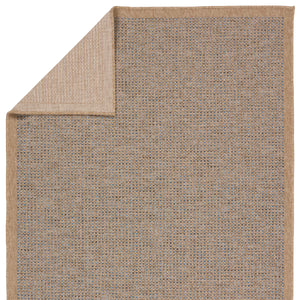 Jaipur Living Vibe by Jaipur Living Kidal Flatweave Polypropylene Rug for Patio or Entryway Use Brown / Blue 5' x 8' RUG157276