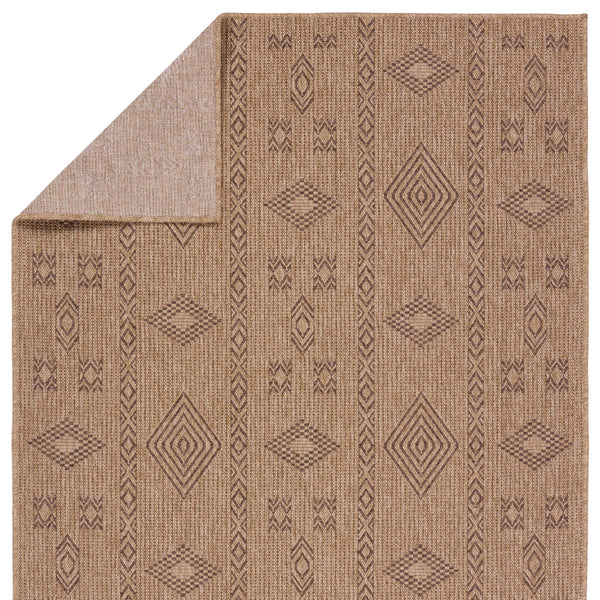 Jaipur Living Vibe by Jaipur Living Sahel Tribal Geometric Polypropylene Rug for Patio or Entryway 8' x 10' RUG157289
