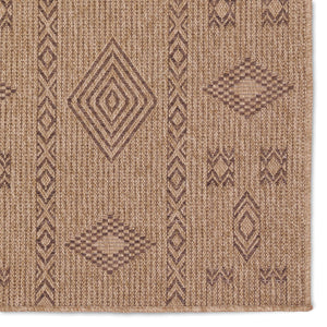 Jaipur Living Vibe by Jaipur Living Sahel Tribal Geometric Polypropylene Rug for Patio or Entryway 8' x 10' RUG157289