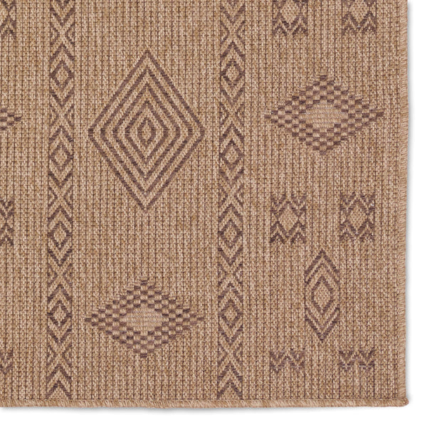 Jaipur Living Vibe by Jaipur Living Sahel Tribal Geometric Polypropylene Rug for Patio or Entryway 8' x 10' RUG157289