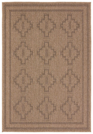 Jaipur Living Vibe by Jaipur Living Adrar Tribal Medallion Polypropylene Indoor Outdoor Accent Rug 3' x 8' RUG157292
