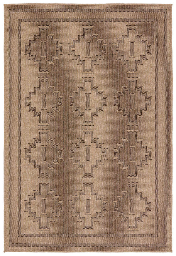 Jaipur Living Vibe by Jaipur Living Adrar Tribal Medallion Polypropylene Indoor Outdoor Accent Rug 3' x 8' RUG157292