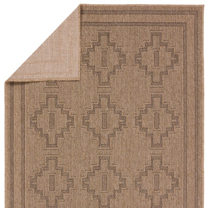 Jaipur Living Vibe by Jaipur Living Adrar Tribal Medallion Polypropylene Indoor Outdoor Accent Rug 3' x 8' RUG157292
