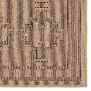 Jaipur Living Vibe by Jaipur Living Adrar Tribal Medallion Polypropylene Indoor Outdoor Accent Rug 3' x 8' RUG157292