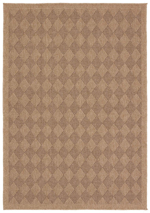Jaipur Living Vibe by Jaipur Living Amanar Polypropylene Flatweave Rug Tribal Checkerboard Outdoor Patio 2' x 3' RUG157297