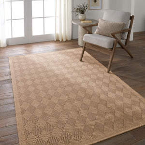 Jaipur Living Vibe by Jaipur Living Amanar Polypropylene Flatweave Rug Tribal Checkerboard Outdoor Patio 2' x 3' RUG157297