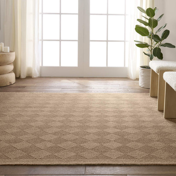 Jaipur Living Vibe by Jaipur Living Amanar Polypropylene Flatweave Rug Tribal Checkerboard Outdoor Patio 2' x 3' RUG157297