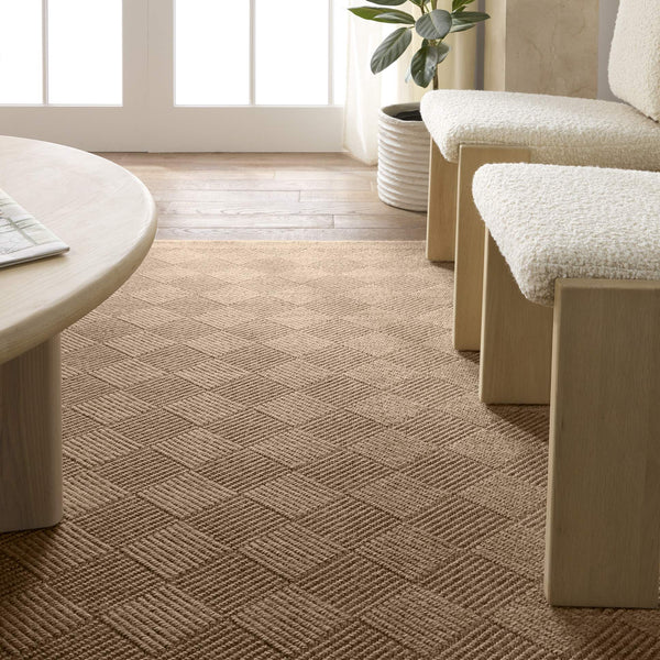 Jaipur Living Vibe by Jaipur Living Amanar Polypropylene Flatweave Rug Tribal Checkerboard Outdoor Patio 2' x 3' RUG157297