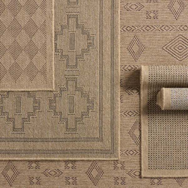 Jaipur Living Vibe by Jaipur Living Amanar Polypropylene Flatweave Rug Tribal Checkerboard Outdoor Patio 2' x 3' RUG157297