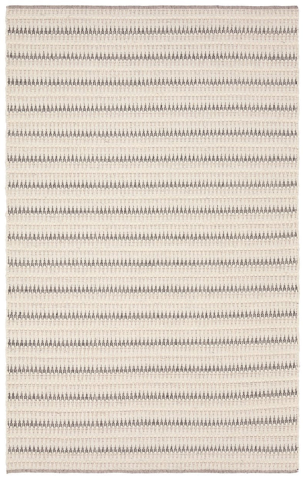Jaipur Living Namika Vanoir Nmk01 Handwoven Handmade 70% Wool 30% Cotton Scandinavian Stripes Indoor Rug Ivory 70% Wool 30% Cotton, 100% Cotton Rug161177