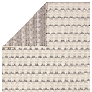 Jaipur Living Namika Vanoir Nmk01 Handwoven Handmade 70% Wool 30% Cotton Scandinavian Stripes Indoor Rug Ivory 70% Wool 30% Cotton, 100% Cotton Rug161177