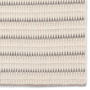 Jaipur Living Namika Vanoir Nmk01 Handwoven Handmade 70% Wool 30% Cotton Scandinavian Stripes Indoor Rug Ivory 70% Wool 30% Cotton, 100% Cotton Rug161177