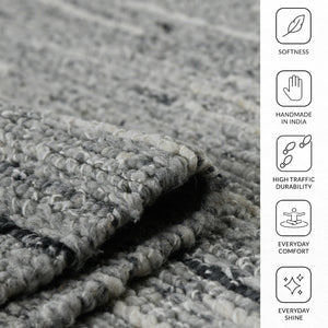 Amer Rugs Norwood Transitional Striped Hand-woven Area Rug - Luxurious Comfort For Every Room In Your Home Cream Wool Nor10203