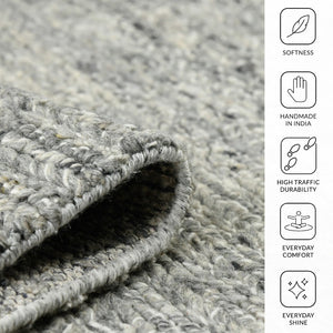 Amer Rugs Norwood Transitional Striped Hand-woven Area Rug - Luxurious Comfort For Every Room In Your Home Ivory Wool Nor20203