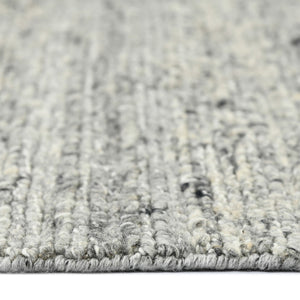 AMER Rugs Norwood Ashley NOR-2 Hand-Loomed Handmade New Zealand Wool Transitional Striped Rug Ivory 8'9" x 11'9"