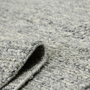 AMER Rugs Norwood Ashley NOR-2 Hand-Loomed Handmade New Zealand Wool Transitional Striped Rug Ivory 8'9" x 11'9"