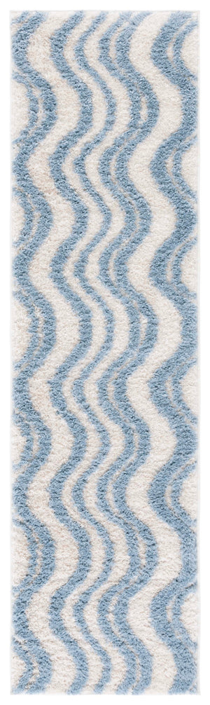 Safavieh Norway Premium Polyester Area Rug - Elegant Beige And Ivory Design For Sophisticated Spaces Blue ,Ivory Polyester Nor210m-28