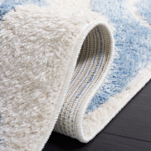 Safavieh Norway Premium Polyester Area Rug - Elegant Beige And Ivory Design For Sophisticated Spaces Blue ,Ivory Polyester Nor210m-28