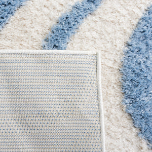 Safavieh Norway Premium Polyester Area Rug - Elegant Beige And Ivory Design For Sophisticated Spaces Blue ,Ivory Polyester Nor210m-28