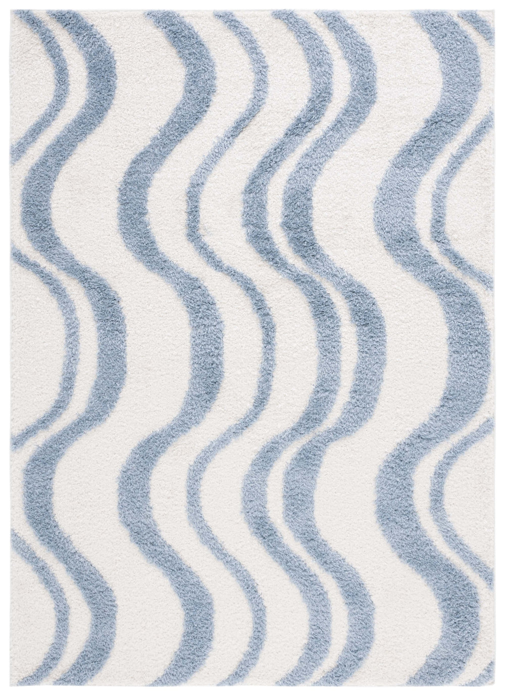 Safavieh Norway Premium Polyester Area Rug - Elegant Beige And Ivory Design For Sophisticated Spaces Blue ,Ivory Polyester Nor210m-28
