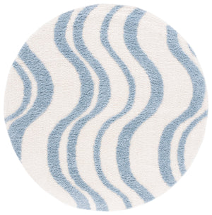 Safavieh Norway Premium Polyester Area Rug - Elegant Beige And Ivory Design For Sophisticated Spaces Blue ,Ivory Polyester Nor210m-28