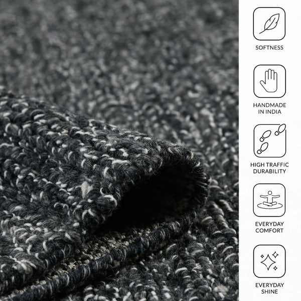 Amer Rugs Norwood Transitional Striped Hand-woven Area Rug - Luxurious Comfort For Every Room In Your Home Gray Wool Nor30203