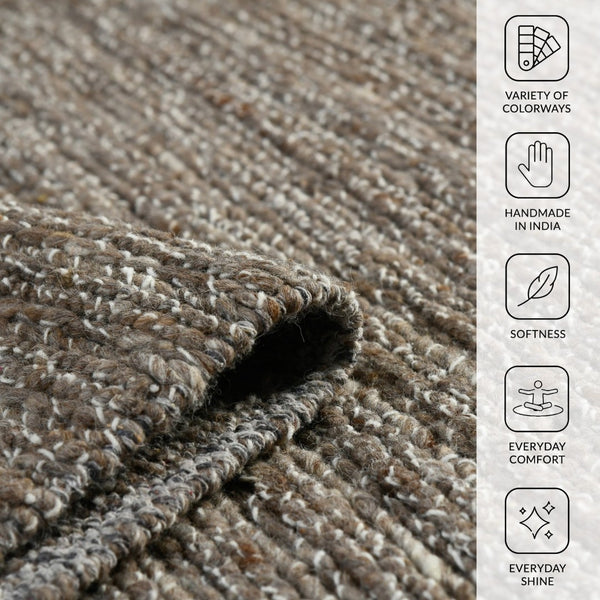 Amer Rugs Norwood Transitional Striped Hand-woven Area Rug - Luxurious Comfort For Every Room In Your Home Camel Wool Nor40203