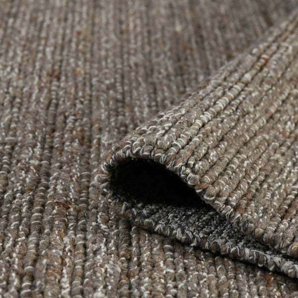 AMER Rugs Norwood Ashley NOR-4 Hand-Loomed Handmade New Zealand Wool Transitional Striped Rug Camel 8'9" x 11'9"