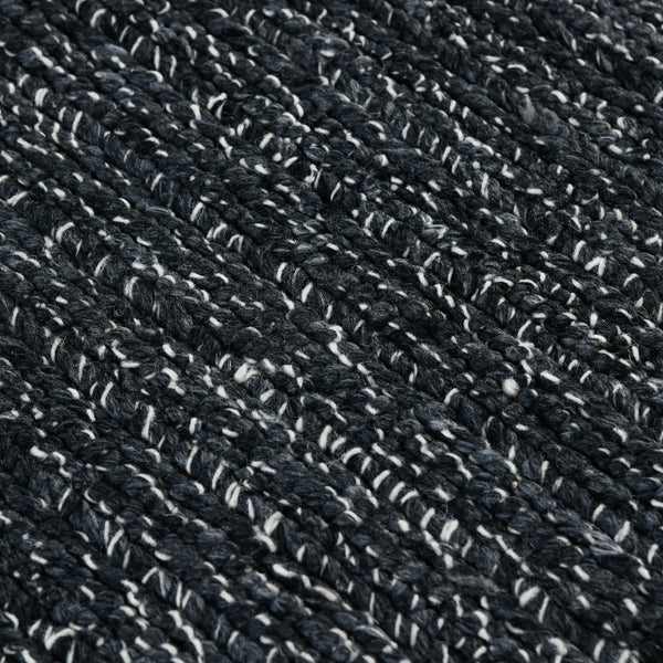 AMER Rugs Norwood Ashley NOR-5 Hand-Loomed Handmade New Zealand Wool Transitional Striped Rug Navy 8'9" x 11'9"