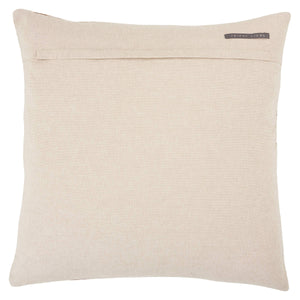Jaipur Living Jaipur Living Jacques Velvet Embroidered Geometric Throw Pillow Art Deco Cotton Square Brown Down PLW103493