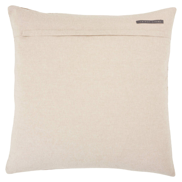 Jaipur Living Jaipur Living Jacques Velvet Embroidered Geometric Throw Pillow Art Deco Cotton Square Brown Down PLW103493