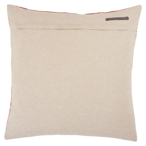 Jaipur Living Jaipur Living Jacques Velvet Embroidered Geometric Throw Pillow Art Deco Cotton Square Dark Pink Poly Fill PLW103535