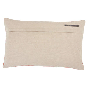 Jaipur Living Jaipur Living Colinet Velvet Lumbar Pillow Art Deco Embroidered Trellis Lattice Accent Dark Pink Poly Fill PLW103536