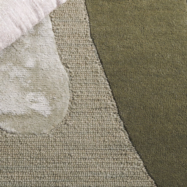 Safavieh Novelty Soft Hand-tufted Area Rug In Luxurious Wool And Viscose Blend For Elegant Home Décor Green 80% Wool 20% Viscose Nov150y-58s