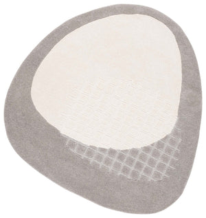 Safavieh Novelty 152 Hand Tufted Geometric Rug Grey / Ivory NOV152F-66S